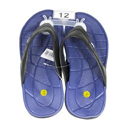 12 Pieces Men's V Heavy Duty Strap Flip Flops - Assorted Sizes & Colors - Men's Flip Flops and Sandals
