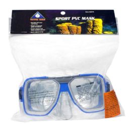 8 Wholesale Swim Mask - Water Gear Sport Pvc Swim Mask