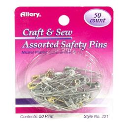 12 of Safety Pins - 50 Count
