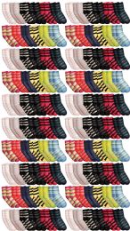 Yacht & Smith Women's Assorted Colored Warm & Cozy Fuzzy Gripper Bottom Socks