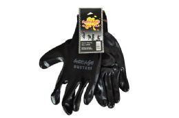 48 Pieces Black Nitrile Work GloveS-Large - Working Gloves