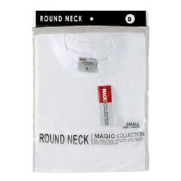 Wholesale Men's White T-Shirts Size S - Pack Of 1