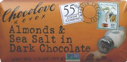 12 Pieces Almond Dark Chocolate - Chocolove Almond Dark Chocolate 1.3 Oz. - Food & Beverage Gear