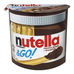 12 Wholesale Nutella Go Hazelnut Spread 1.8 Oz.