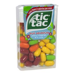 12 Wholesale Tic Tac Fruit Adventure Mints - 1 Oz.