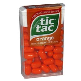 72 Bulk Orange Mints - Tic Tac Orange Mints 1 Oz.