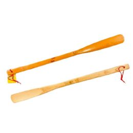 72 Units of 19.5" Bamboo Shoe Horn - Footwear Accessories