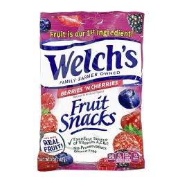 12 Wholesale Welch's Berries 'n Cherries Fruit Snacks - 5 Oz.