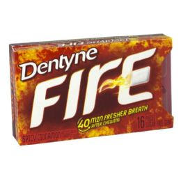 9 Wholesale Dentyne Fire Spicy Cinnamon Gum - 16 Pieces