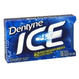 9 Wholesale Dentyne Ice Peppermint Gum - 16 Pieces