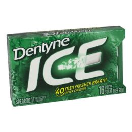 9 Pieces Dentyne Ice Spearmint - 16 Pieces - Food & Beverage Gear