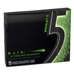 10 Wholesale Wrigley's Rain 5 Gum - 15 Sticks