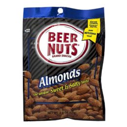 48 Wholesale Almonds - Beer Nuts Sweet Salty Almonds 2 Oz.