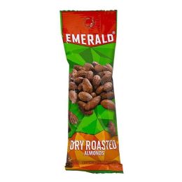 72 Wholesale Roasted Almonds - Emerald Dry Roasted Almonds 1.25 oz