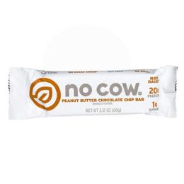 36 Pieces Chocolate Chip Bar - No Cow Peanut Butter Chocolate Chip Bar 2.12 Oz. - Food & Beverage Gear