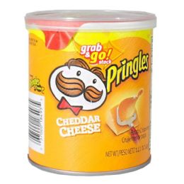 96 Bulk Pringles - Pringles Cheddar Cheese Potato Chips 1.41 Oz.