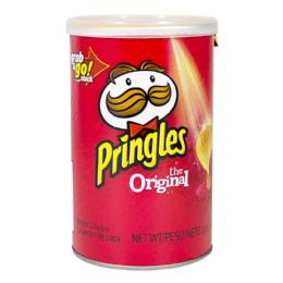 72 Bulk Pringles Original Potato Chips 2.36 Oz.