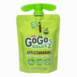 90 Bulk Apple Cinnamon Sauce - Gogo Squeez Apple Cinnamon Sauce On The Go 3.2 Oz.
