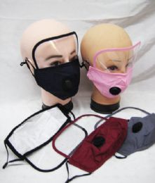 60 Wholesale Adult Reusable Face Mask With Eye Shield