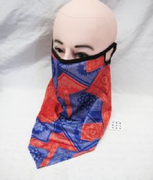 48 Pieces Ear Loops Face Balaclava Warm Neck Gaiter Outdoor Uv Dust Wind Face Scarf Paisley Print - Face Mask