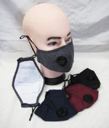 60 Wholesale Reusable And Breathable Face Bandanas With Breathing Valve