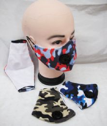 48 Pieces Reusable Fabric Face Mask Covering With Filter Insert Pocket Unisex Washable Breathable Print Cloth Mouth Shield Protection Comfy - Face Mask