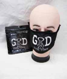 96 Pieces Printed Face Mask God Is All Good - Face Mask