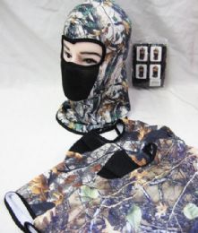 36 Wholesale Camouflage Print Seamless Neck Gaiter Bandana Face Mask For Outdoor Activities