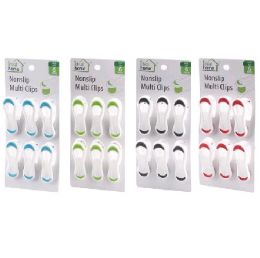 72 Bulk 6pk Nonslip Multi Purpose Clip