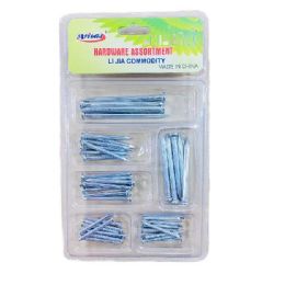 72 Pieces Hardware AssortmenT-Nails - Screws Nails and Anchors