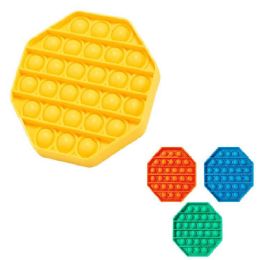 24 Wholesale Push Pop Fidget Toy [solid Octagon]