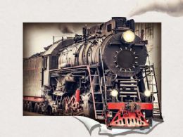 12 Wholesale Steam Train Canvas Picture