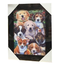 12 Wholesale Seven Puppies Canvas Bedroom Wall Art Decoration Pictures Home Decor