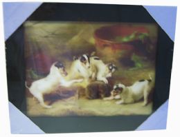 12 Wholesale Puppy With Pedgehog Canvas Bedroom Wall Art Decoration Pictures Home Decor