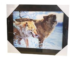 12 Wholesale Snow Wolves Canvas Bedroom Wall Art Decoration Pictures Home Decor