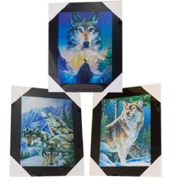 12 Wholesale Wolf Valley Wall Art Decor Ready To Hang