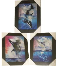 12 Wholesale Tri Whale Wall Art Decor Ready To Hang