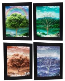 12 Pieces Four Seasons Canvas Picture Wall Art - Wall Decor