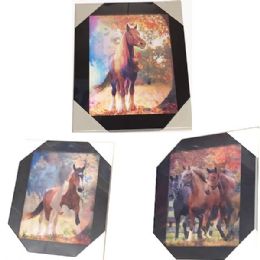12 Units of Autumn Horse Canvas Picture Wall Art - Wall Decor
