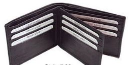 24 Wholesale Bi Folded Wallet In Black