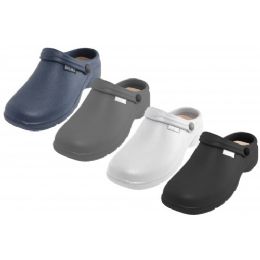 24 of Men's Sport Close Toe Rubber Nursing Clogs Size 7-12