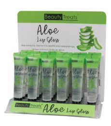 96 Pieces Beauty Treat Natural Aloe Lip Gloss - Lip Gloss