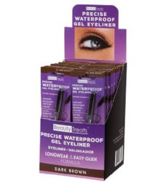 48 Wholesale Beauty Treat Gel EyelinE- Dark Brown