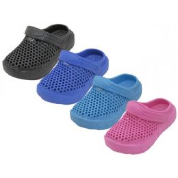 36 Pairs Youth's Soft Hollow Upper Sport Clogs - Unisex Footwear