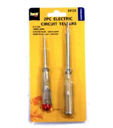 72 Wholesale 2 Piece Electric Circuit Tester Double Blis