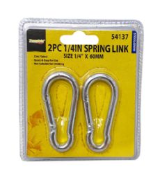 96 Pieces 2 Piece Small Spring Link - Screws Nails and Anchors