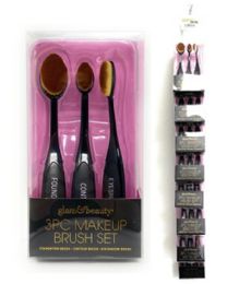 48 of 3 Piece Glam And Beauty Make Up Brush Set