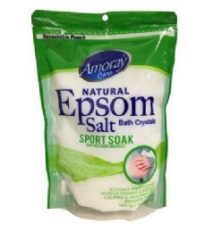 12 Wholesale Epsom Salt Bag 16oz. Sport Soak