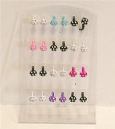 12 Pieces Ladies Earrings Assorted - Earrings