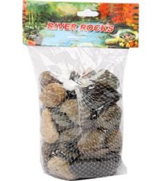 96 Units of River Rock Large Size 800g - Home Decor